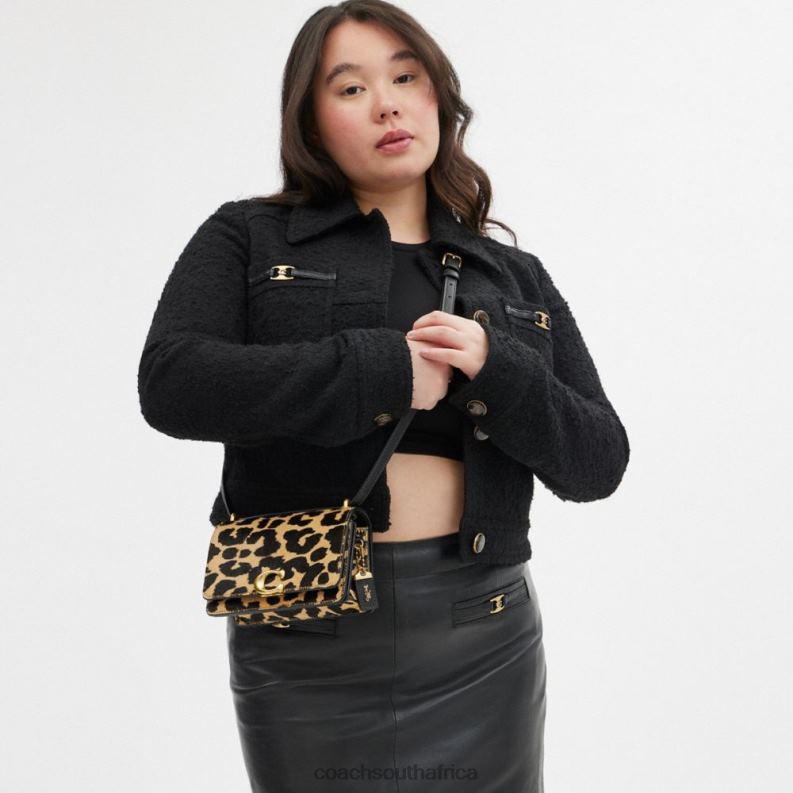 Coach Women BANDIT CROSSBODY WITH LEOPARD PRINT B4/Leopard 4ZRDJ6