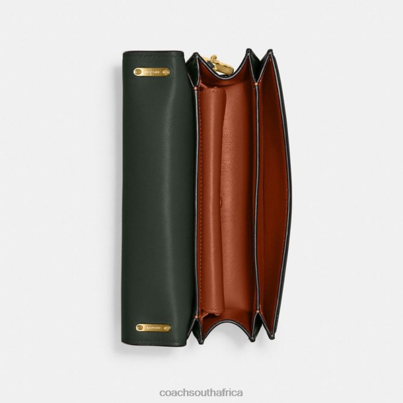 Coach Women BANDIT SHOULDER BAG B4/Amazon Green 4ZRDJ7