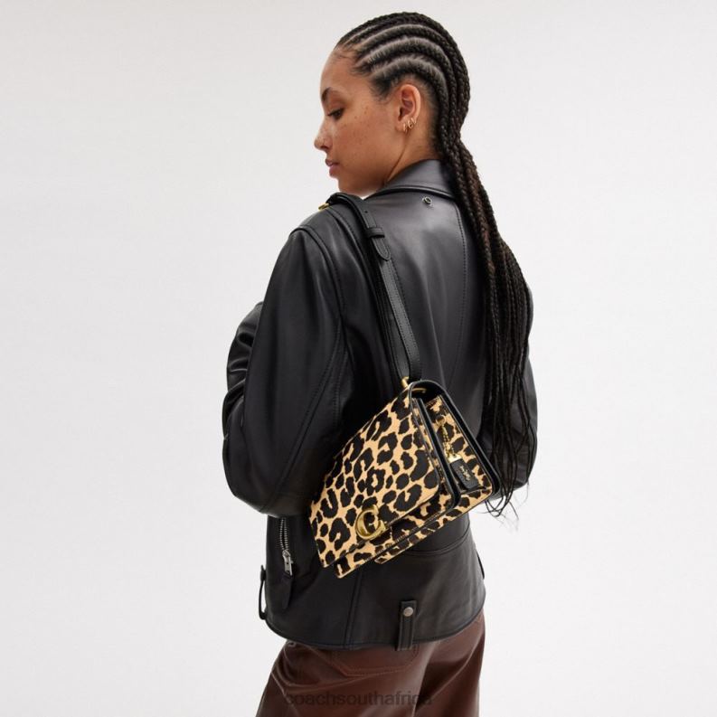Coach Women BANDIT SHOULDER BAG WITH LEOPARD PRINT B4/Leopard 4ZRDJ2