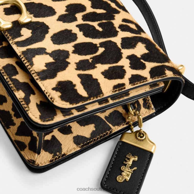 Coach Women BANDIT SHOULDER BAG WITH LEOPARD PRINT B4/Leopard 4ZRDJ2