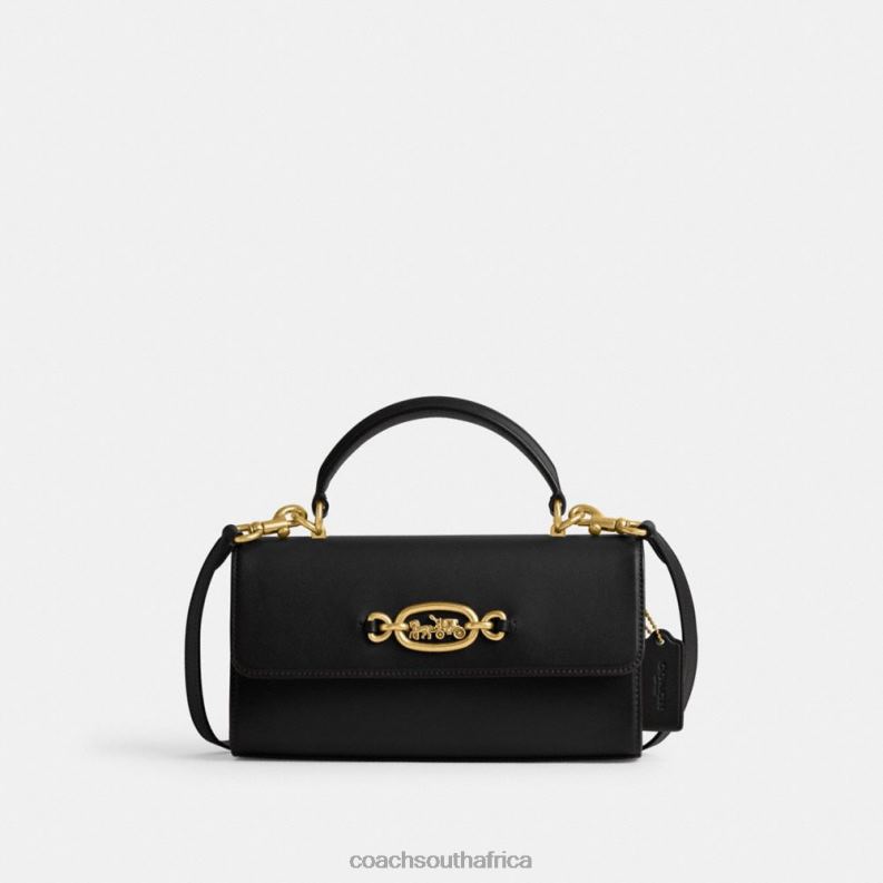 Coach Women HARLOW TOP HANDLE B4/BLACK 4ZRDJ226