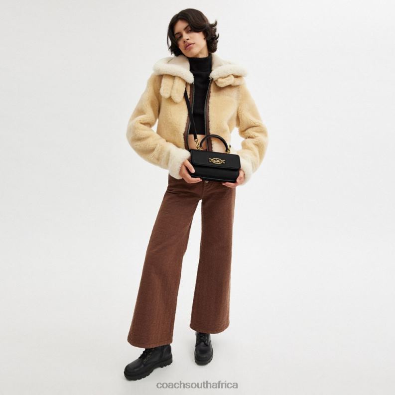 Coach Women HARLOW TOP HANDLE B4/BLACK 4ZRDJ226