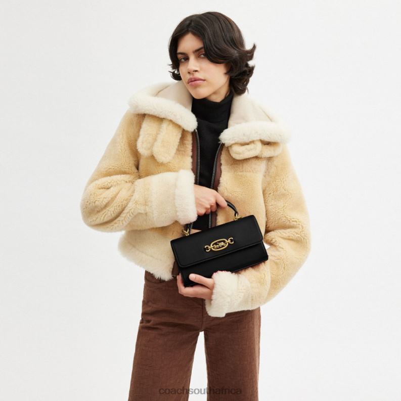 Coach Women HARLOW TOP HANDLE B4/BLACK 4ZRDJ226