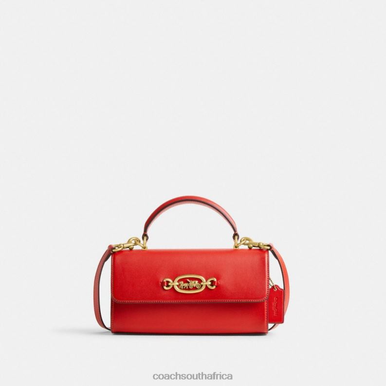 Coach Women HARLOW TOP HANDLE B4/Sport Red 4ZRDJ227