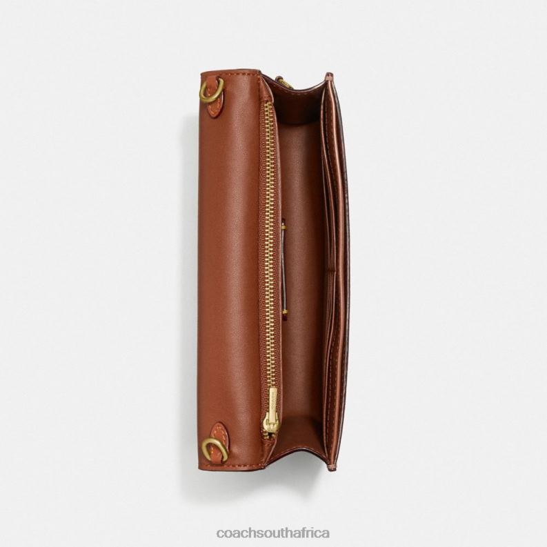 Coach Women HAYDEN CROSSBODY IN SIGNATURE CANVAS B4/Tan Rust 4ZRDJ219