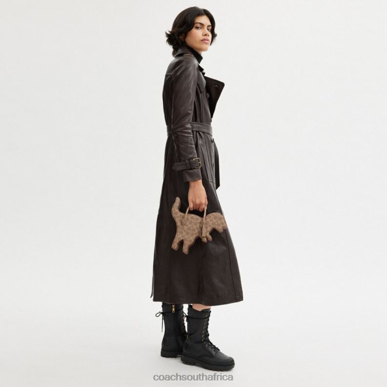 Coach Women REXY BAG IN SIGNATURE CANVAS B4/Tan Rust 4ZRDJ231