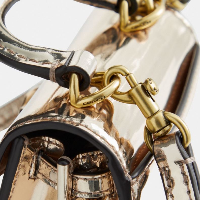 Coach Women SAMMY TOP HANDLE 12 B4/Gold 4ZRDJ220