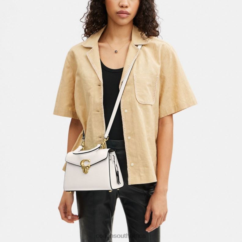 Coach Women SAMMY TOP HANDLE 21 B4/CHALK 4ZRDJ248