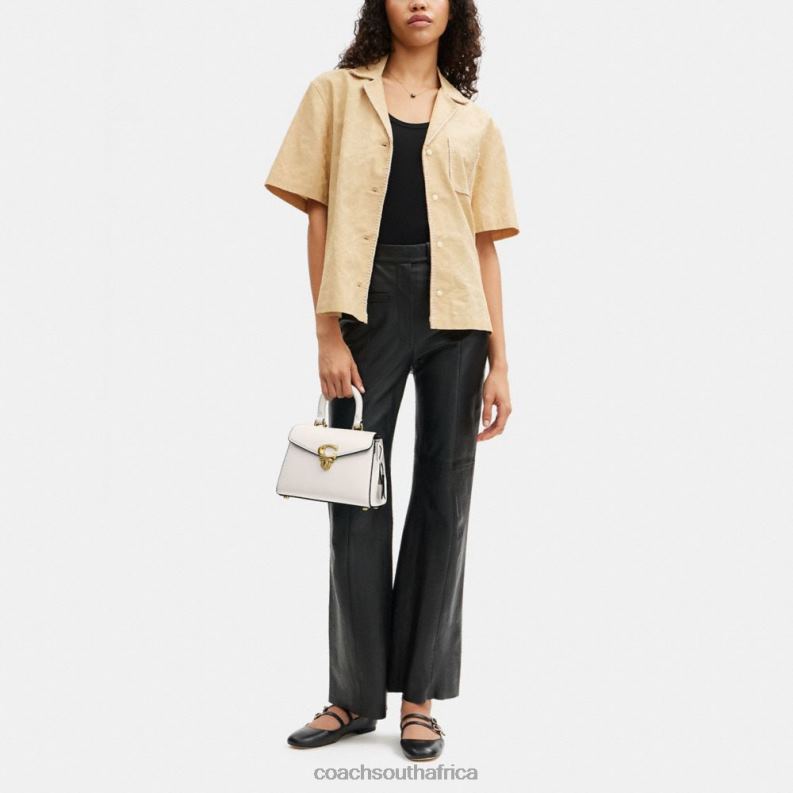 Coach Women SAMMY TOP HANDLE 21 B4/CHALK 4ZRDJ248