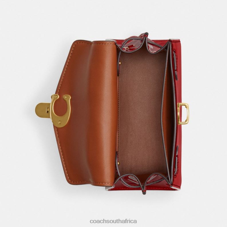 Coach Women SAMMY TOP HANDLE 21 B4/RED 4ZRDJ234