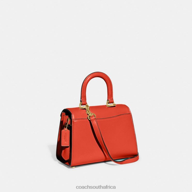 Coach Women SAMMY TOP HANDLE 21 B4/SUN ORANGE 4ZRDJ250