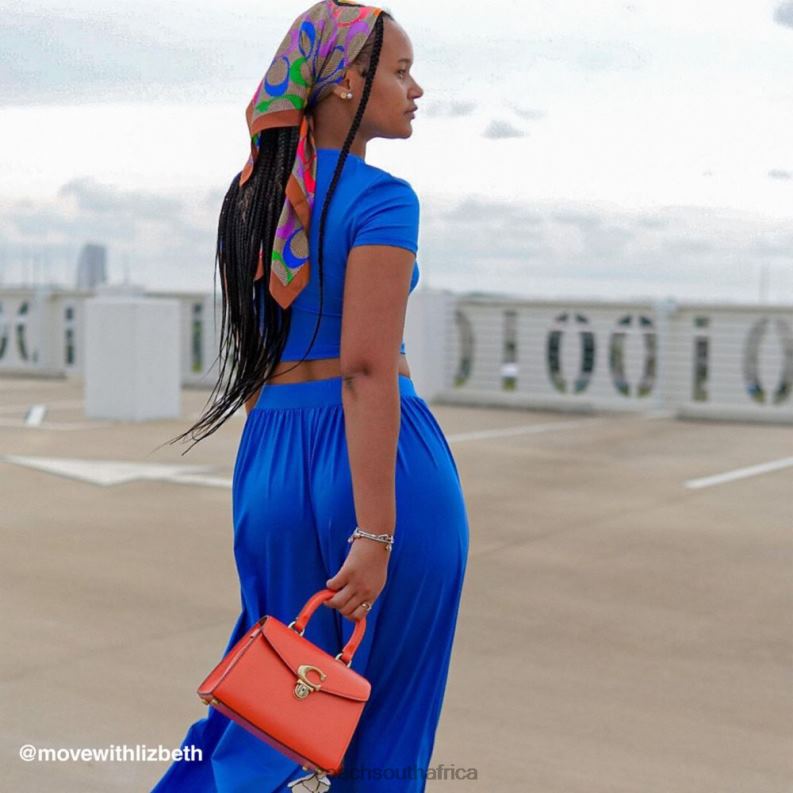 Coach Women SAMMY TOP HANDLE 21 B4/SUN ORANGE 4ZRDJ250