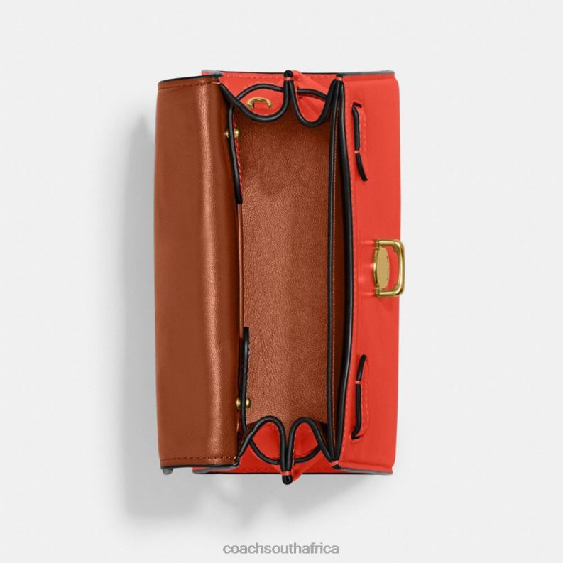 Coach Women SAMMY TOP HANDLE 21 B4/SUN ORANGE 4ZRDJ250