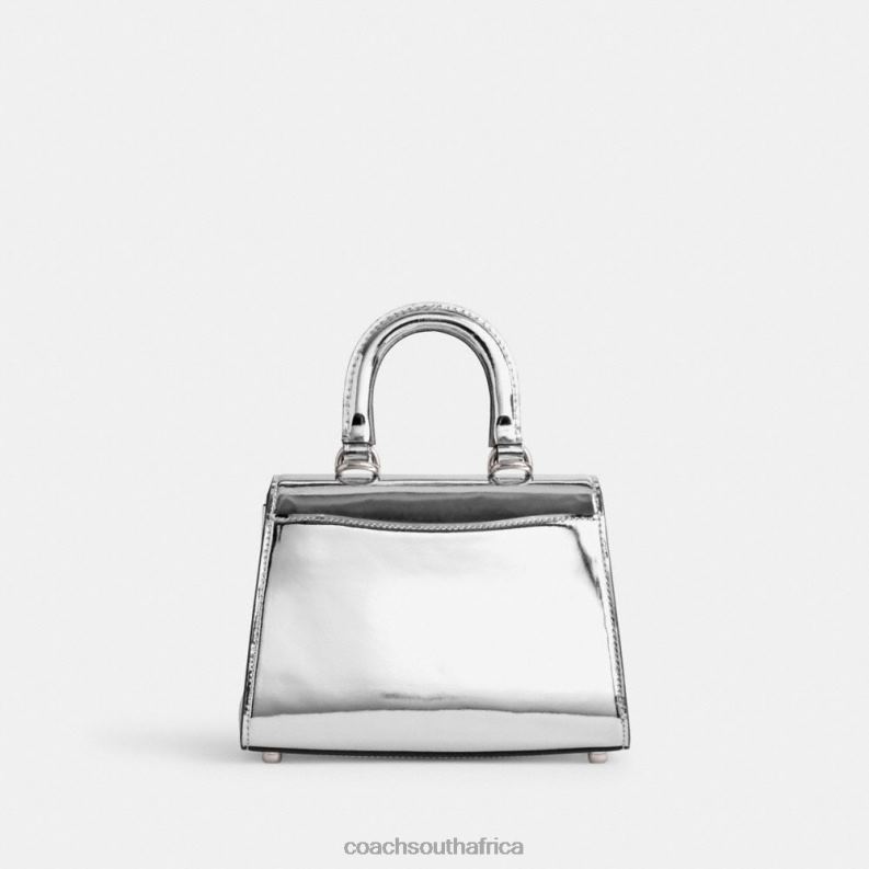 Coach Women SAMMY TOP HANDLE 21 IN SILVER METALLIC LH/Silver 4ZRDJ230