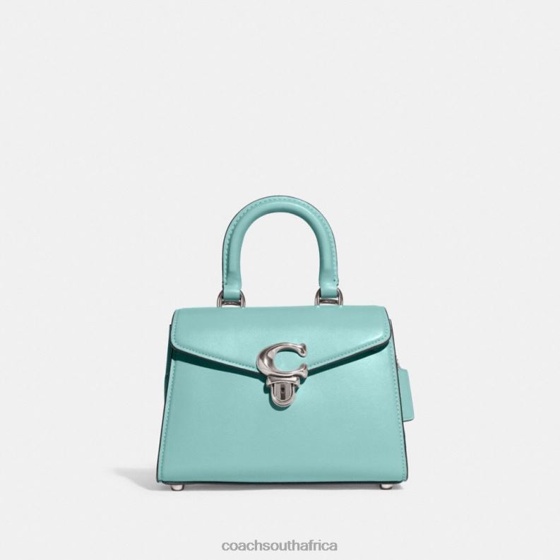 Coach Women SAMMY TOP HANDLE 21 LH/Faded Blue 4ZRDJ251