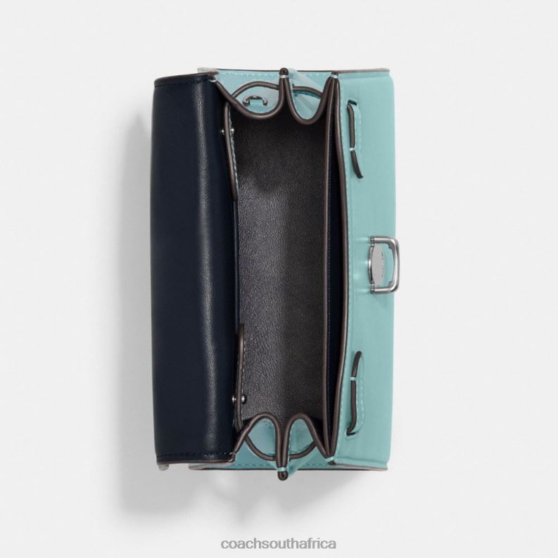 Coach Women SAMMY TOP HANDLE 21 LH/Faded Blue 4ZRDJ251