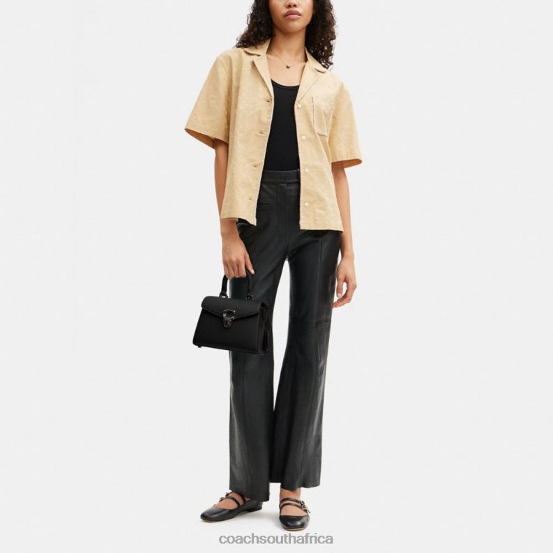 Coach Women SAMMY TOP HANDLE 21 V5/Black 4ZRDJ249