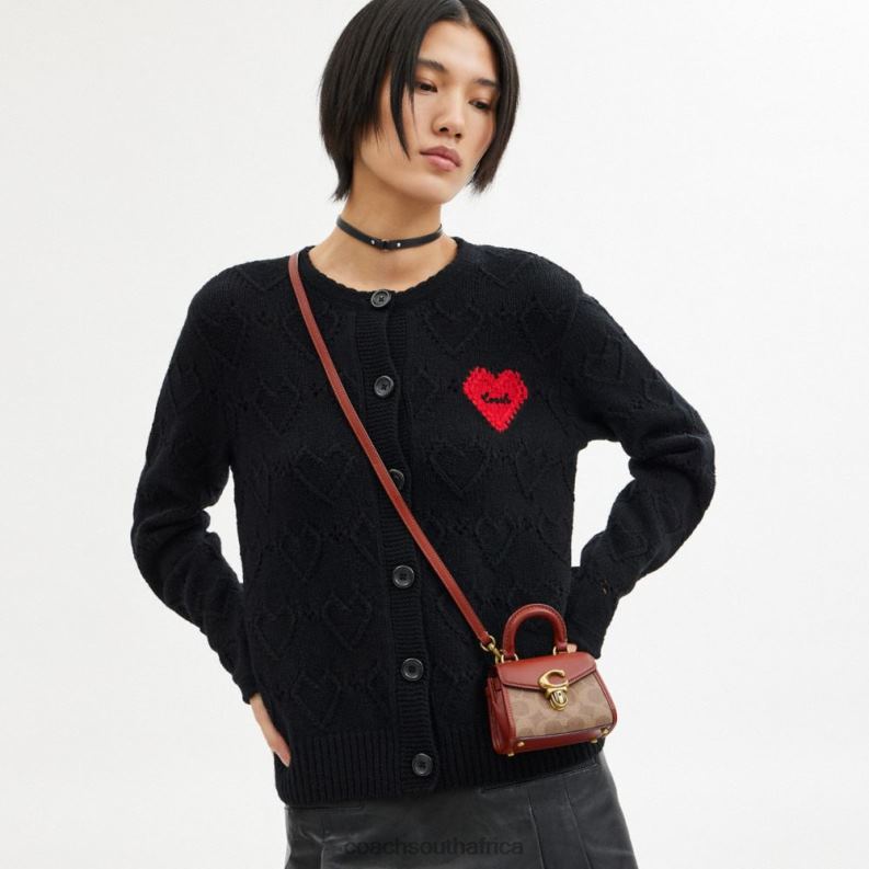 Coach Women SAMMY TOP HANDLE IN SIGNATURE CANVAS B4/Tan Rust 4ZRDJ210