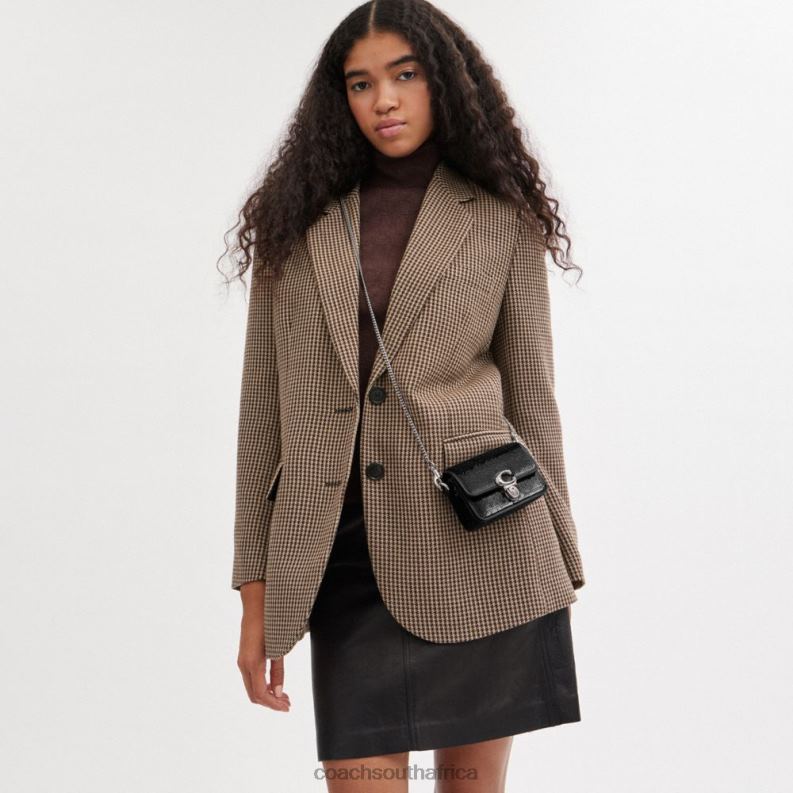 Coach Women STUDIO 12 WITH SEQUINS LH/Black 4ZRDJ223