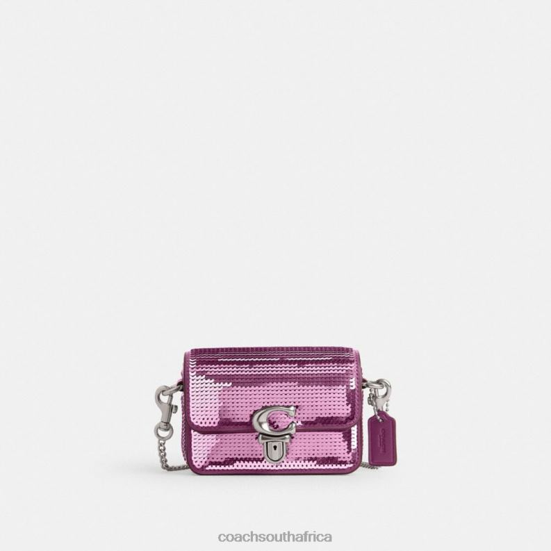 Coach Women STUDIO 12 WITH SEQUINS LH/Dark Magenta 4ZRDJ225