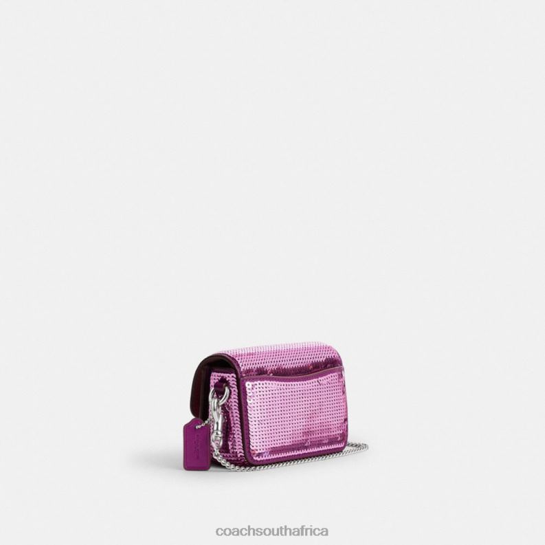 Coach Women STUDIO 12 WITH SEQUINS LH/Dark Magenta 4ZRDJ225