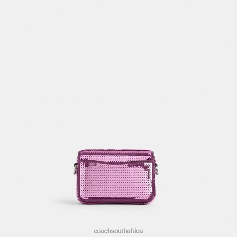 Coach Women STUDIO 12 WITH SEQUINS LH/Dark Magenta 4ZRDJ225