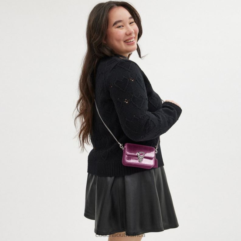 Coach Women STUDIO 12 WITH SEQUINS LH/Dark Magenta 4ZRDJ225