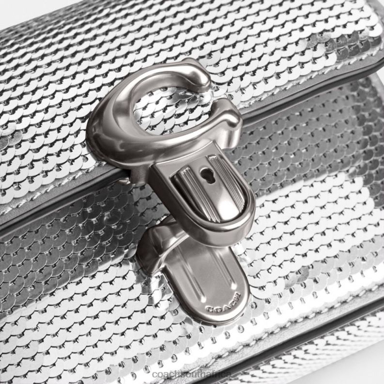 Coach Women STUDIO 12 WITH SEQUINS LH/Silver 4ZRDJ224