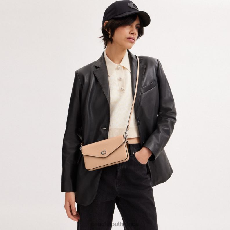 Coach Women WYN CROSSBODY LH/Buff 4ZRDJ214