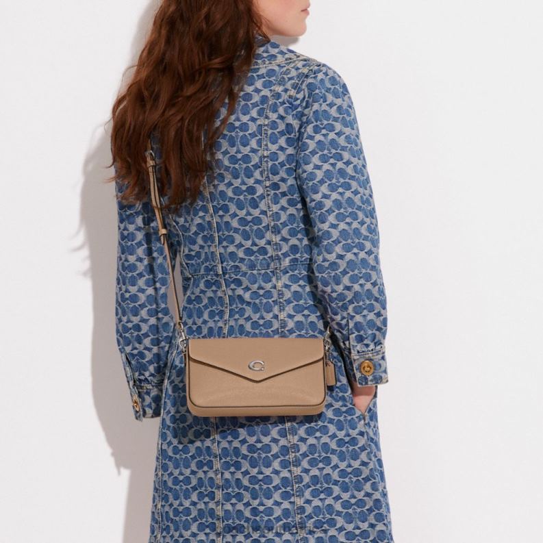 Coach Women WYN CROSSBODY LH/Taupe 4ZRDJ254