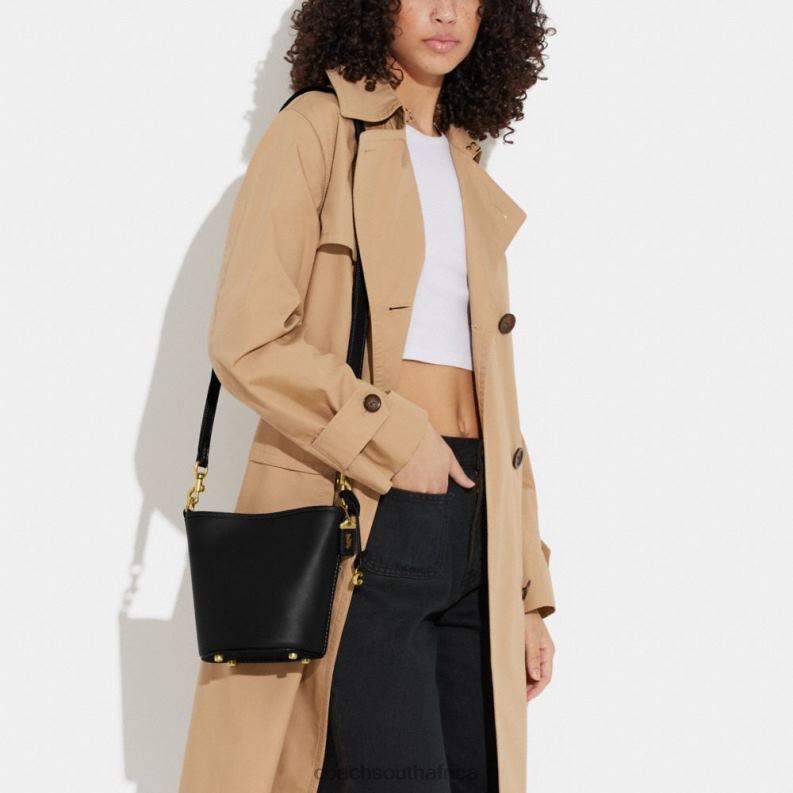 Coach Women DAKOTA BUCKET BAG 16 B4/BLACK 4ZRDJ17