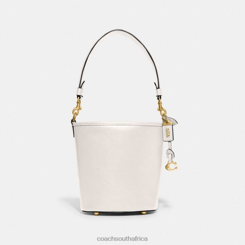 Coach Women DAKOTA BUCKET BAG 16 B4/CHALK 4ZRDJ19