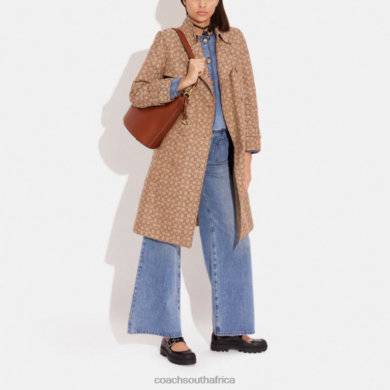 Coach Women DAKOTA BUCKET BAG B4/1941 Saddle 4ZRDJ22