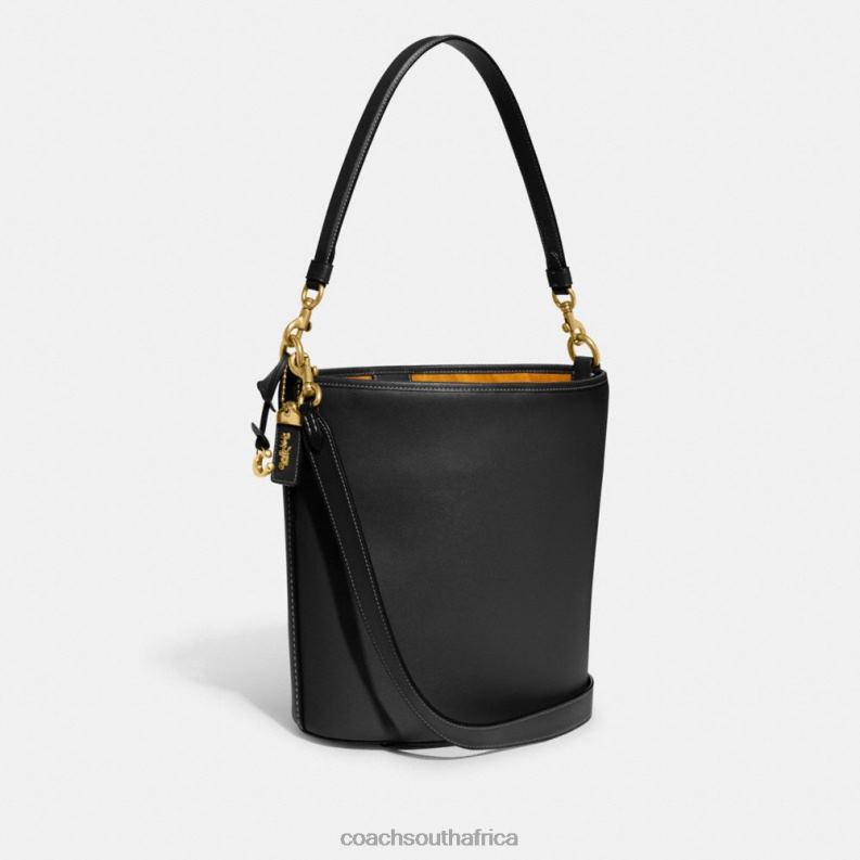 Coach Women DAKOTA BUCKET BAG B4/BLACK 4ZRDJ21