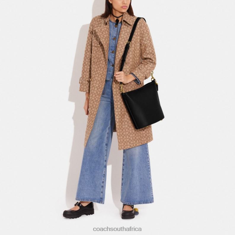 Coach Women DAKOTA BUCKET BAG B4/BLACK 4ZRDJ21