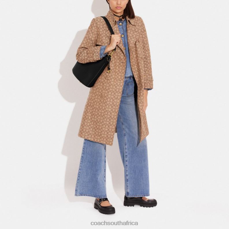 Coach Women DAKOTA BUCKET BAG B4/BLACK 4ZRDJ21