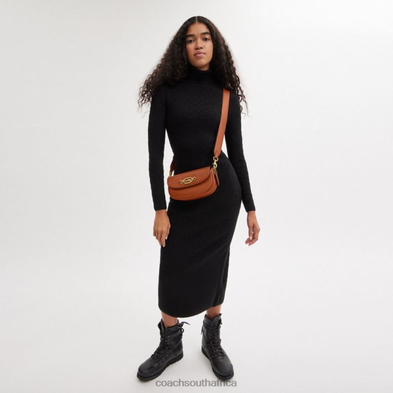 Coach Women HARLEY SHOULDER BAG 23 B4/Burnished Amber 4ZRDJ26