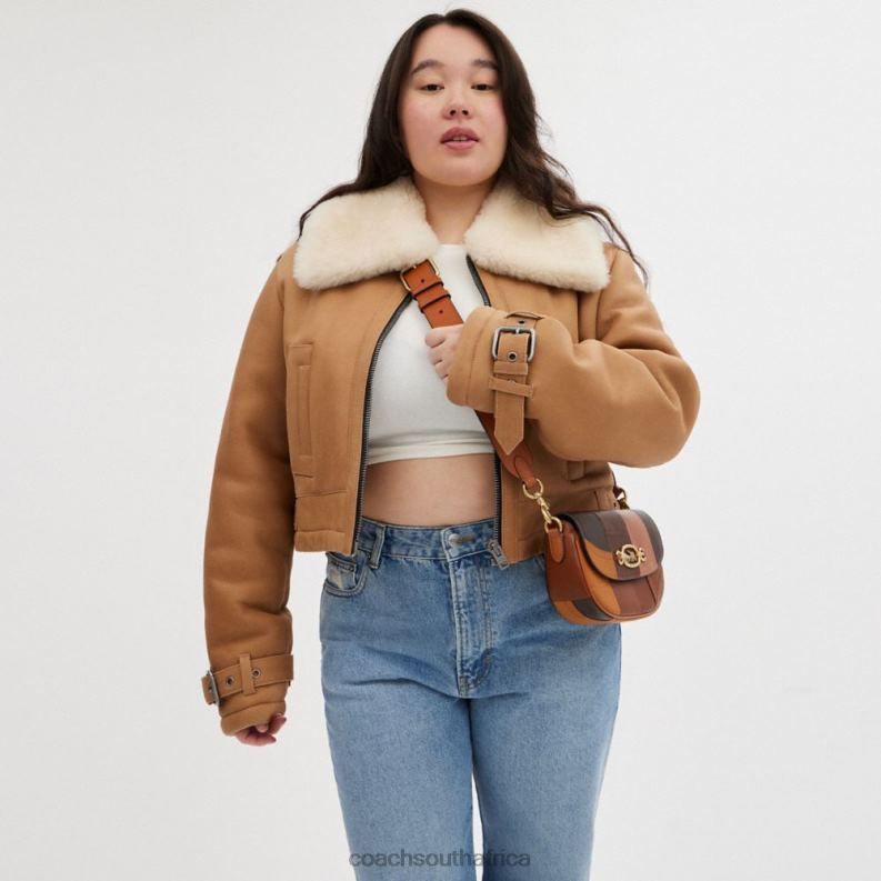 Coach Women HARLEY SHOULDER BAG 23 IN PATCHWORK B4/Multi 4ZRDJ25