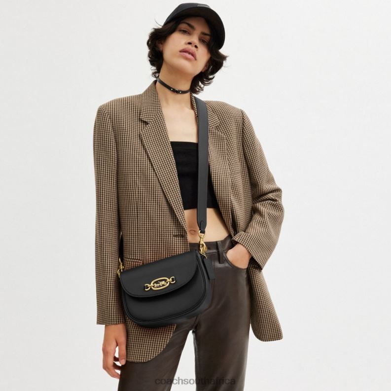 Coach Women HARLEY SHOULDER BAG B4/BLACK 4ZRDJ30