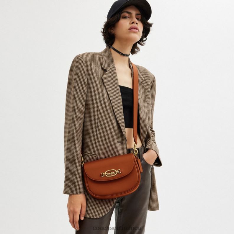 Coach Women HARLEY SHOULDER BAG B4/Burnished Amber 4ZRDJ29