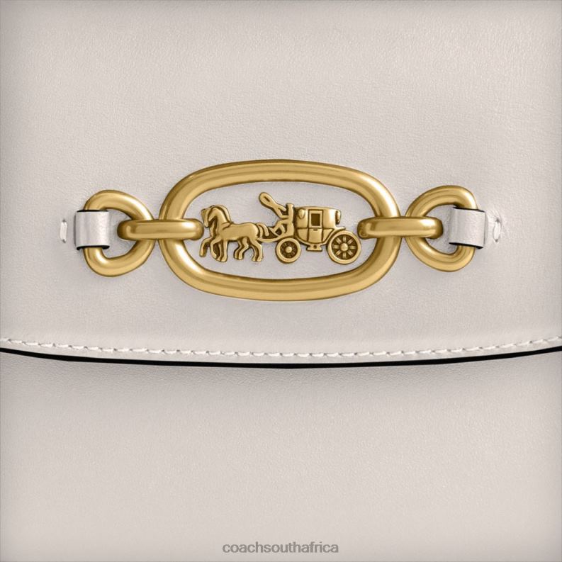 Coach Women HARLEY SHOULDER BAG B4/CHALK 4ZRDJ28