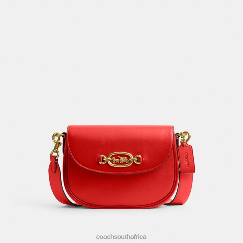 Coach Women HARLEY SHOULDER BAG B4/Sport Red 4ZRDJ33