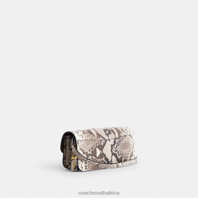 Coach Women IDOL BAG 23 IN PYTHON B4/CHALK 4ZRDJ44
