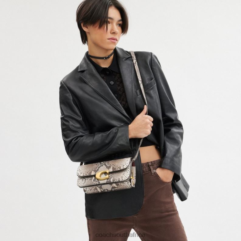 Coach Women IDOL BAG 23 IN PYTHON B4/CHALK 4ZRDJ44