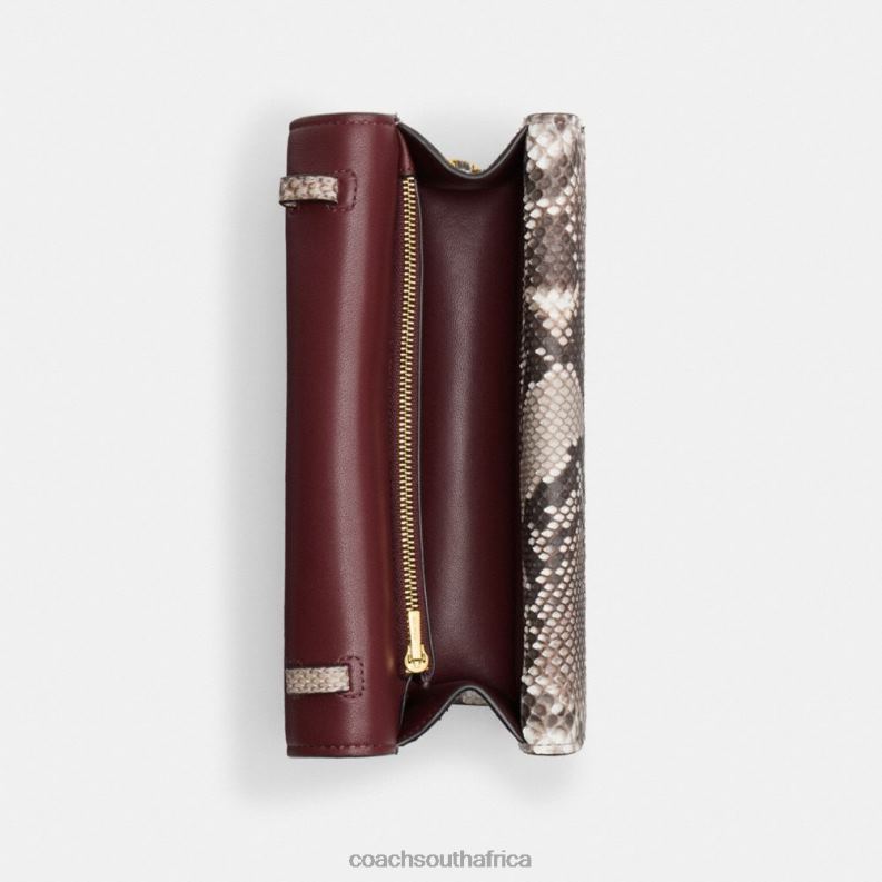 Coach Women IDOL BAG 23 IN PYTHON B4/CHALK 4ZRDJ44