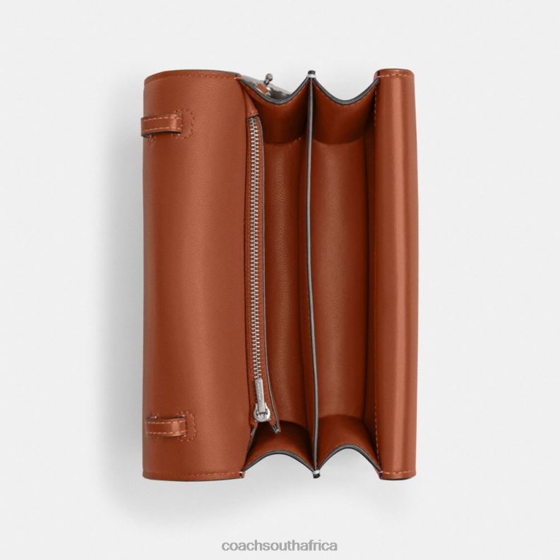 Coach Women IDOL BAG LH/Enamel Red 4ZRDJ51