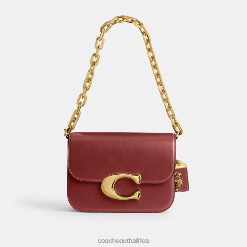 Coach Women NEW YEAR IDOL BAG WITH DRAGON RE/Ruby Red 4ZRDJ34