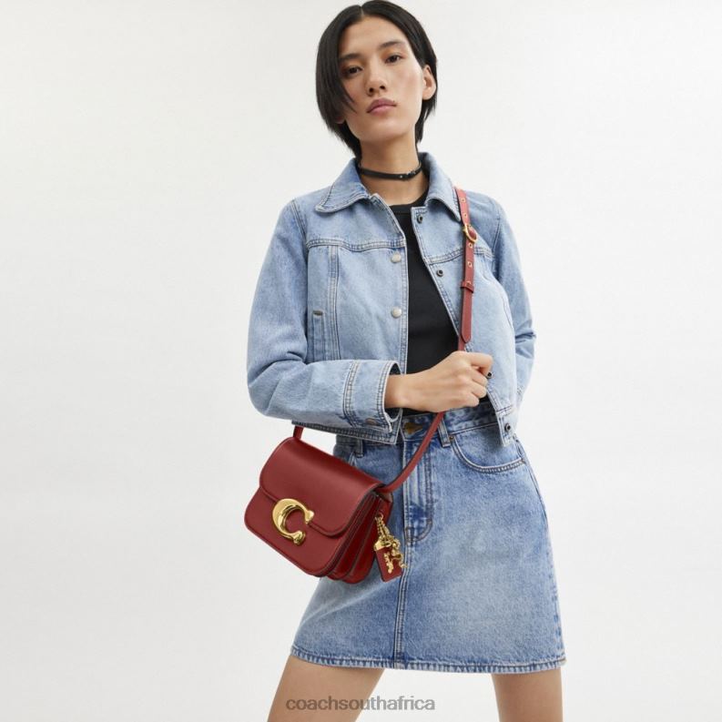 Coach Women NEW YEAR IDOL BAG WITH DRAGON RE/Ruby Red 4ZRDJ34