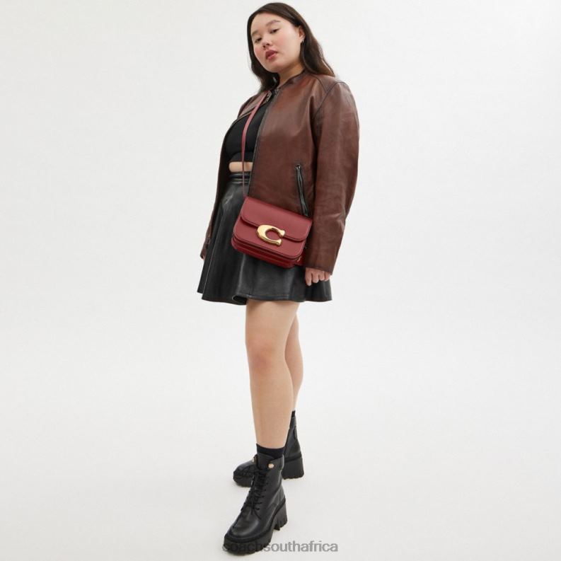 Coach Women NEW YEAR IDOL BAG WITH DRAGON RE/Ruby Red 4ZRDJ34