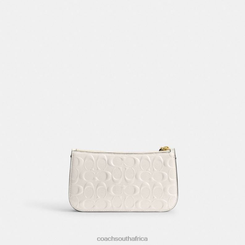 Coach Women PENN SHOULDER BAG IN SIGNATURE LEATHER B4/CHALK 4ZRDJ66